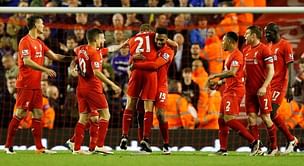 Liverpool hit 10-man Everton for four