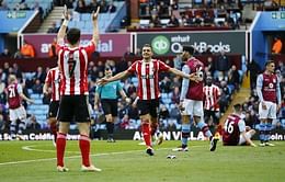 Southampton hand relegated Villa 10th league defeat in row