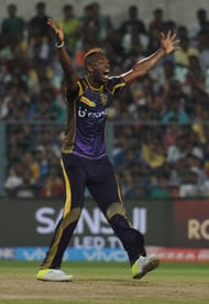 Kolkata Knight Riders KKR IPL DD Delhi Daredevils Andre Russell