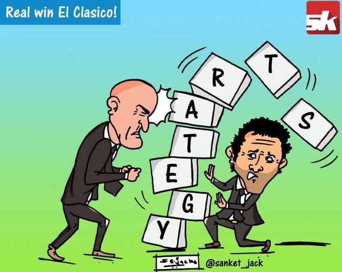 Comic: Real win El Clasico!