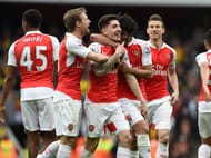 arsenal celebrates