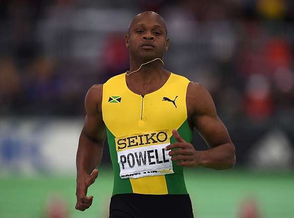 Powell at the&Acirc;&nbsp;IAAF World Indoor athletic championships