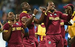 Video: West Indies celebrate their win over India with the "Champion Song"