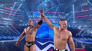 WWE WrestleMania: Rock and Cena segment