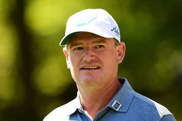 Ernie Els, back with David Leadbetter, in fine Augusta Masters fettle