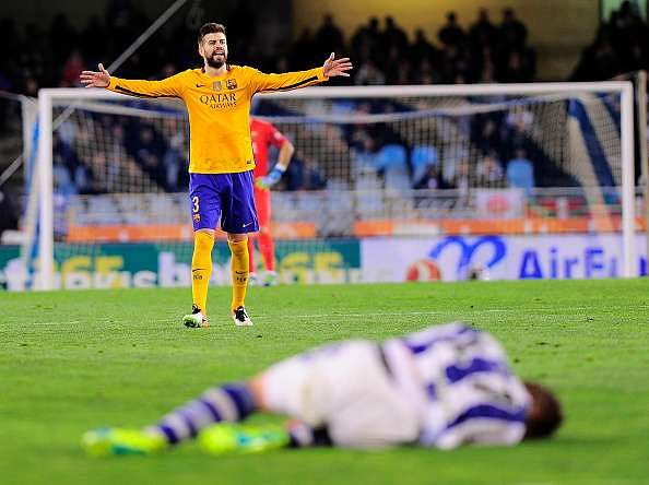 Gerard Pique says Barcelona cannot lose more points after Real Sociedad loss