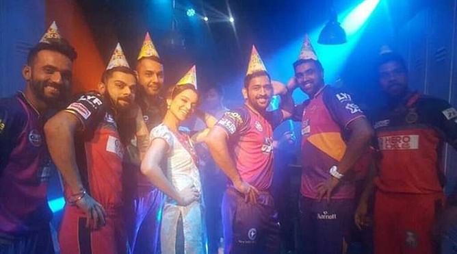 Video: What happened when Dhoni, Kohli and Ashwin met Kangana Ranaut