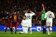 Sergio Ramos red card