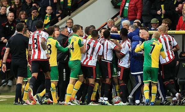 FA charges Sunderland and Norwich City over fracas