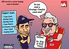 Comic: KKR hire a wicket keeping coach!