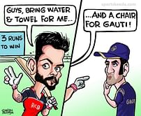Comic: Virat Kohli vs Gautam Gambhir Part II?