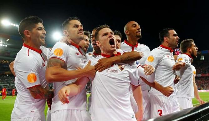 Sevilla fight back to win Europa League for third year in a row
