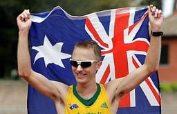 Tallent holds mock medal ceremony after Russian doping report