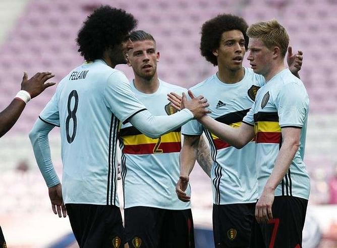 Belgium sink Swiss with De Bruyne's long-range strike