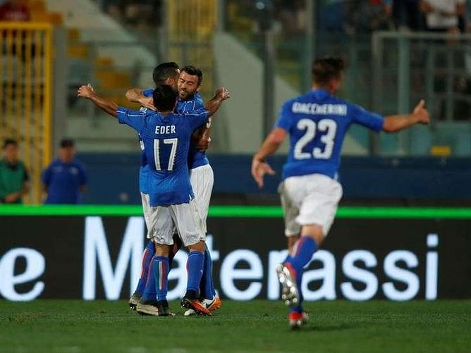 Pelle strike gives Italy 1-0 Euro warm-up win over Scots