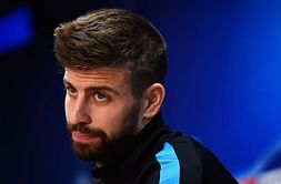Video: Watch Pique mock Ronaldo's 'calma' celebration in Barcelona's La Liga victory bus parade