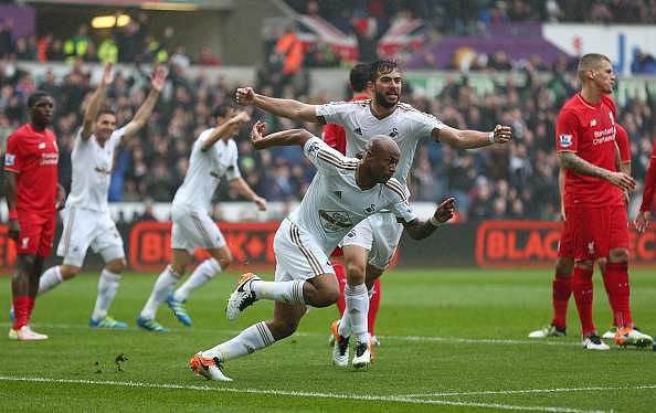 EPL: Swansea beat Liverpool 3-1 on the back of an Andre Ayew brace