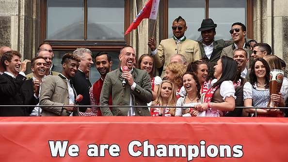 Bayern Munich celebrate 26th Bundesliga title with fans