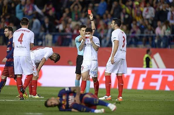 Copa del Rey: Barcelona beat Sevilla 2-0 in extra-time to end season with a double