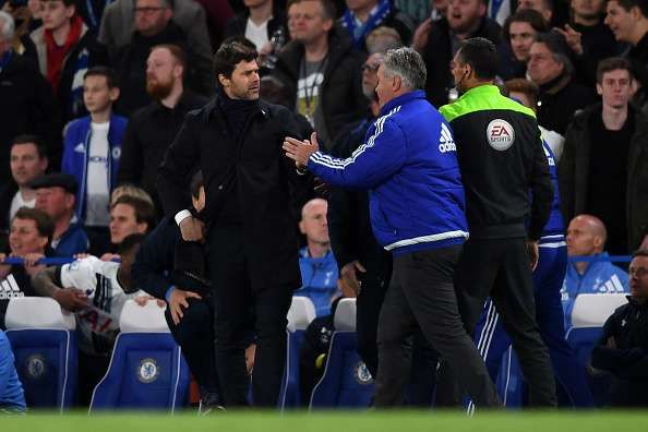 Watch: Guus Hiddink knocked down after Chelsea-Tottenham Hotspur match