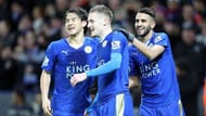 jamie vardy riyad mahrez shinji okazaki