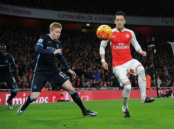 Manchester City vs Arsenal - Combined XI for 2015/16