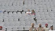 Empty stands at Mohali