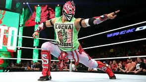 WWE Photos: Kalisto vs. Baron Corbin