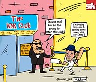 Comic: Alastair Cook youngest to enter 10k club!