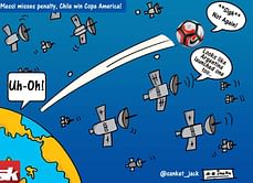 Comic: Messi misses penalty, Chile win Copa America!