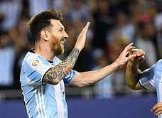 Messi grabs three as Argentina ease into quarter-finals