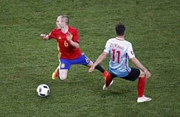 Morata double leads Spain to easy win over Turkey