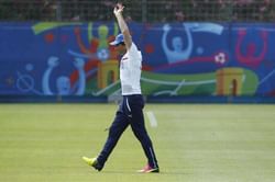 Flamboyant Conte roars out of garage and burns up grass