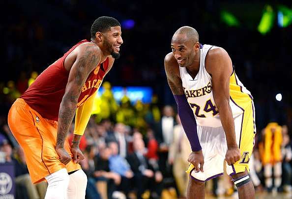 Paul George and Kobe Bryant grace cover of NBA 2K17 game