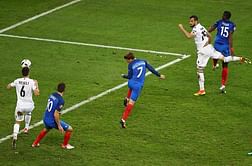 Euro 2016: Griezmann and Payet's last-minute strikes give France a dramatic 2-0 win over Albania