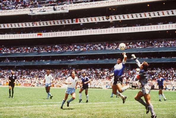 The day when Diego Maradona scored the 'Hand of God' and 'Goal of the Century' against England