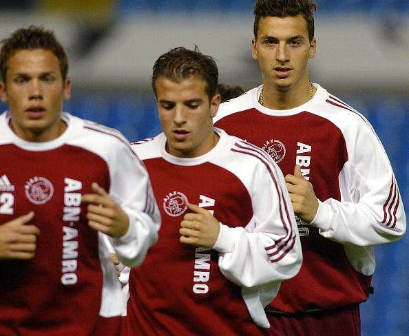 Zlatan Ibrahimovic and Rafael Van der Vaart