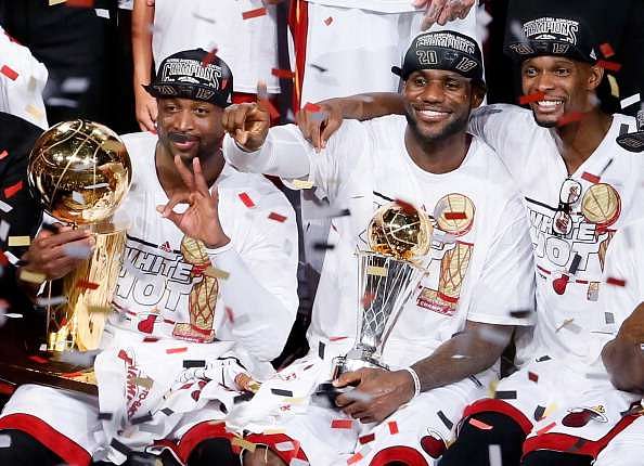 Lebron James Miami Heat NBA Champions