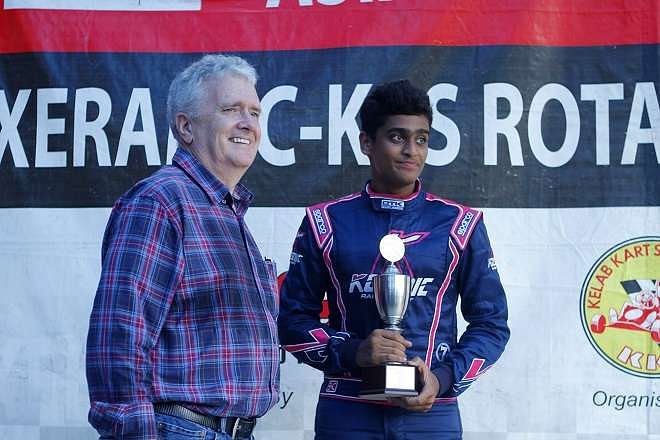 Nayan Chatterjee clinches podium finish at FMSCI National Rotax Karting Championship in Bangalore