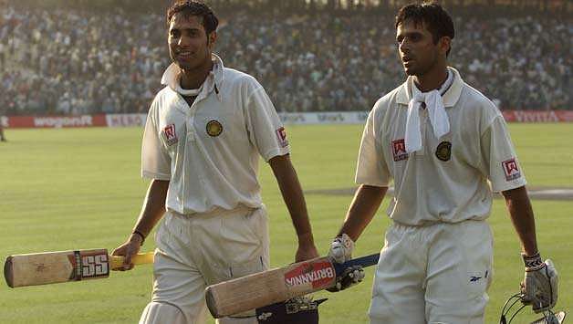 VVS Laxman(L) and Rahul Dravid did the improbable as India scripted a memorable win in 2001