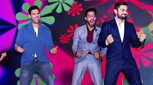 Video: Virat Kohli, Yuvraj Singh and Hardik Pandya shake their legs, while MS Dhoni sings at charity dinner event