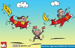 Comic: As Zlatan Ibrahimovich arrives, Ryan Giggs leaves Manchester United!