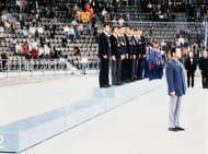 1972 Olympic Basketball medal ceremony USA