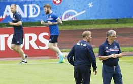 Iceland coach says two strikers give his side extra bite
