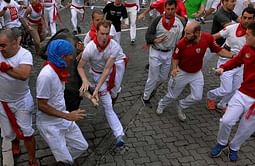 Six gored on second day of Spain's San Fermin bull-running week