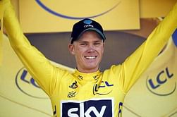 Froome takes stage eight and yellow jersey