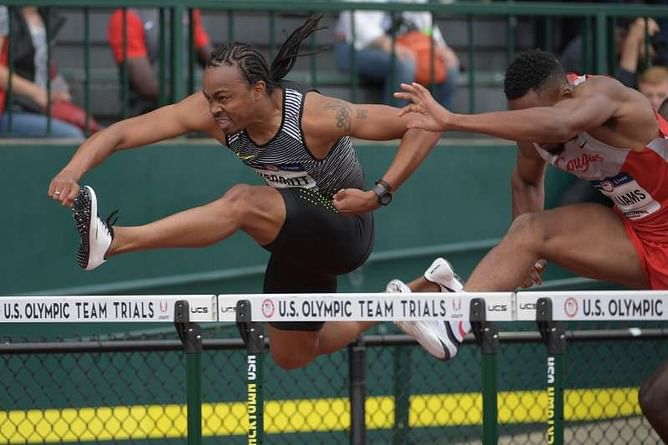 Hurdles record holder Merritt fails to make Olympic team