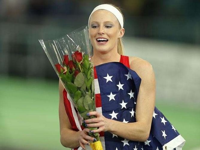 American Morris soars to year's top outdoor pole vault