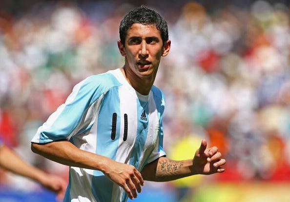 Argentina's Lionel Messi during the Men's Gold Medal football match between  Nigeria and Argentina of Beijing 2008 Olympic Games on Day 15 at the  National Stadium in Beijing, China on August 23