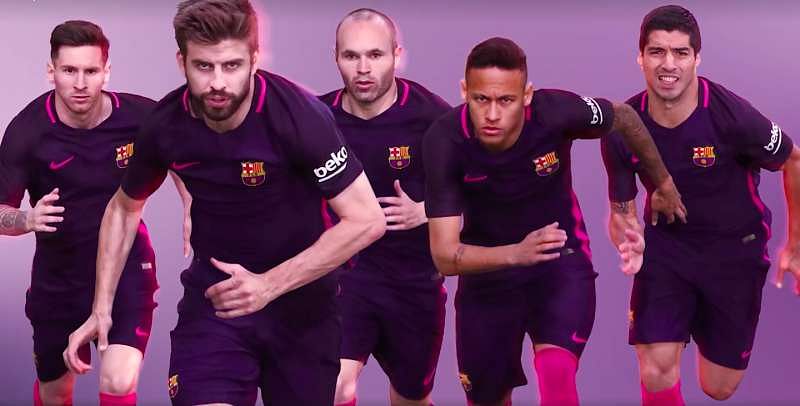 FC Barcelona unveil their away kit for the 2016-2017 season